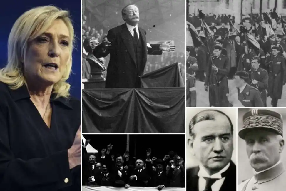 marine le pen leon blum francia 1934 1936 proteste philippe petain edouard daladier 