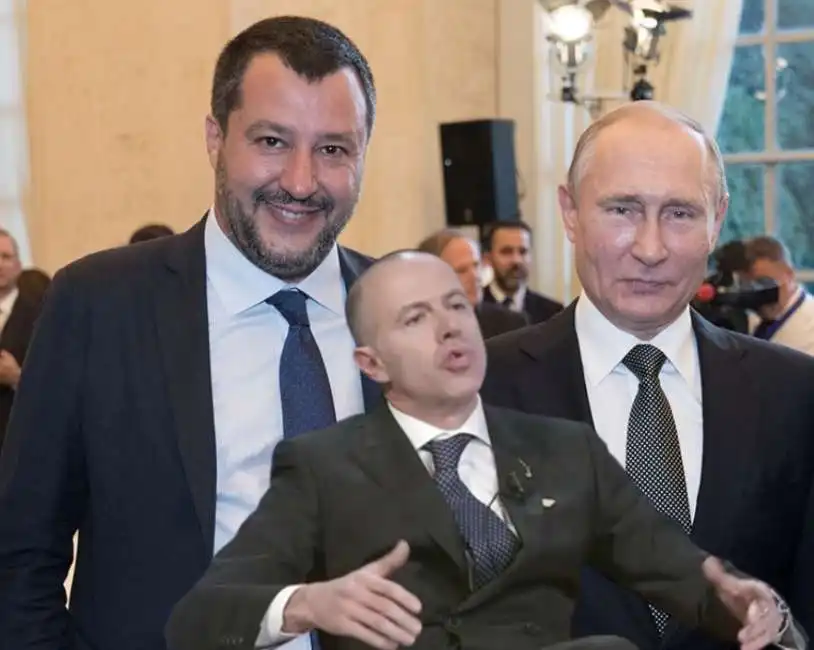 massimiliano romeo putin vladimir matteo salvini