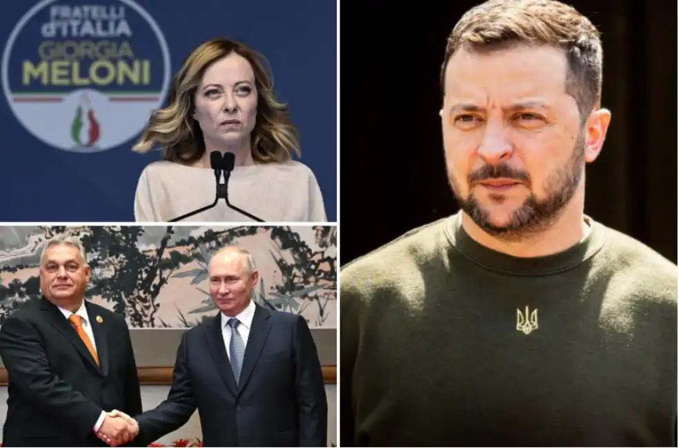 meloni orban putin zelensky