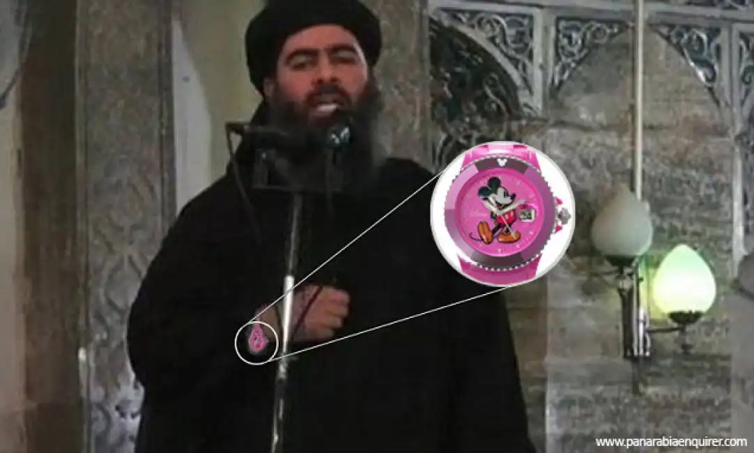 abu bakr al baghdadi orologio disney