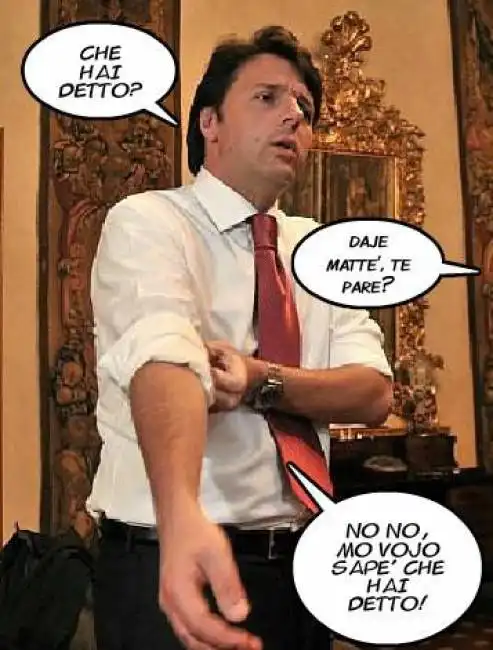 matteo renzi coatto rissoso