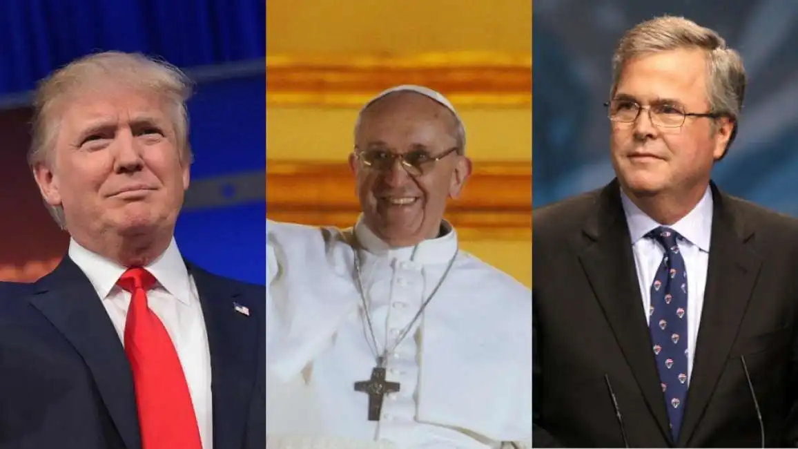 big bush trump bergoglio