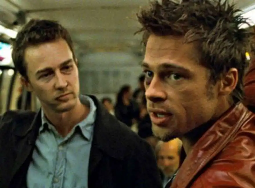 brad pitt e edward norton in fight club