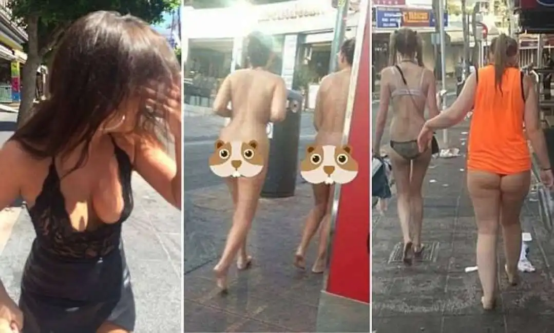 magaluf camminata della vergogna