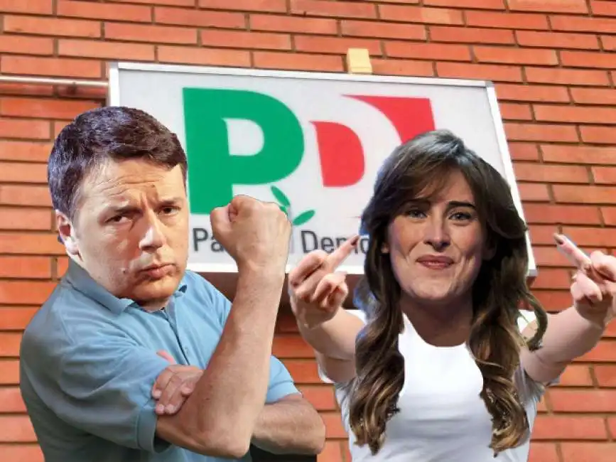 renzi boschi pd 