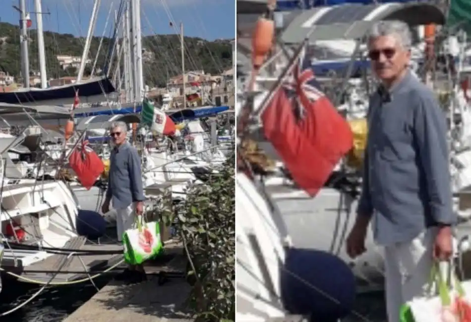 d’alema veleggia lungo le coste settentrionali della sardegna e ormeggia al porto della maddalena