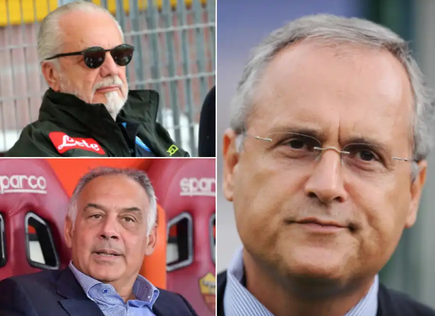 de laurentiis lotito pallotta