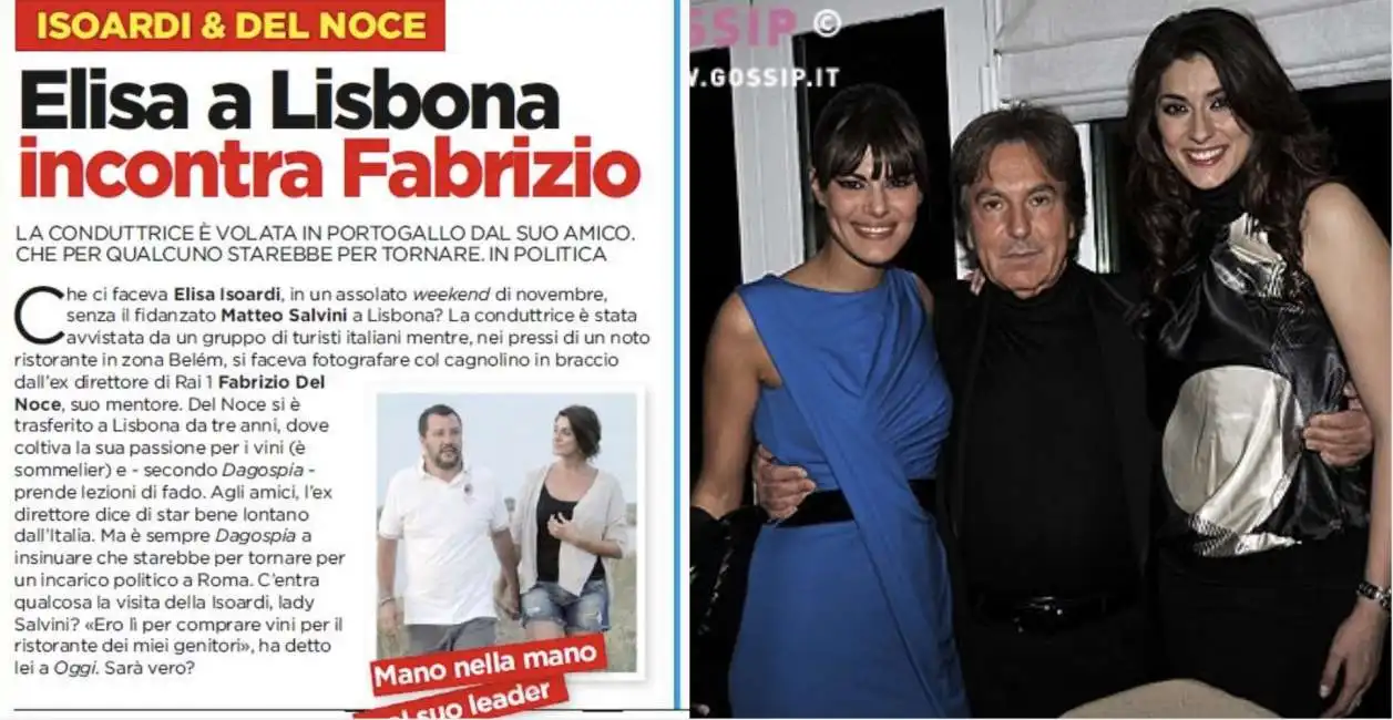 fabrizio del noce ed elisa isoardi