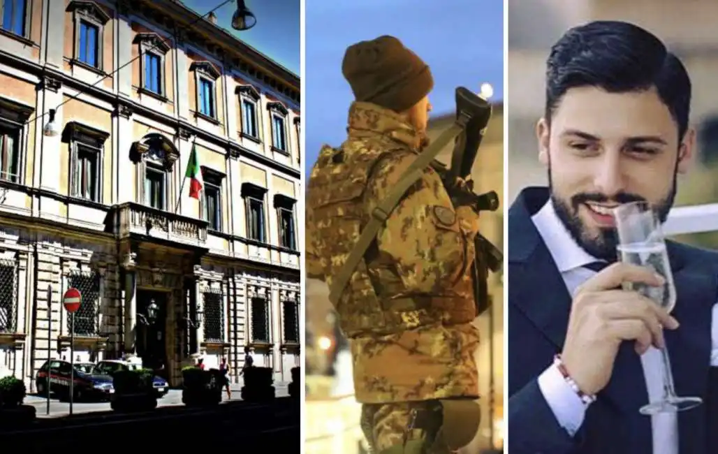 palazzo grazioli enrico de mattia militare strade sicure suicidio