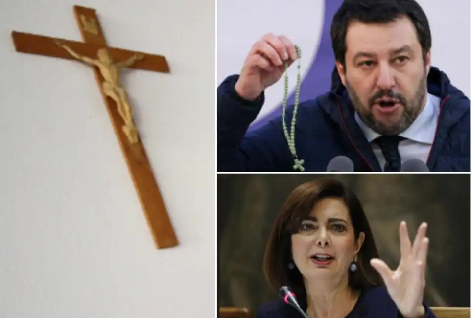 salvini boldrini crocifisso