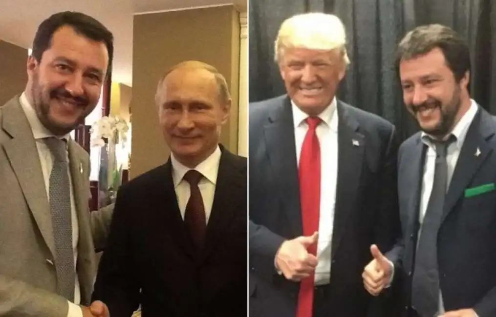 salvini putin trump