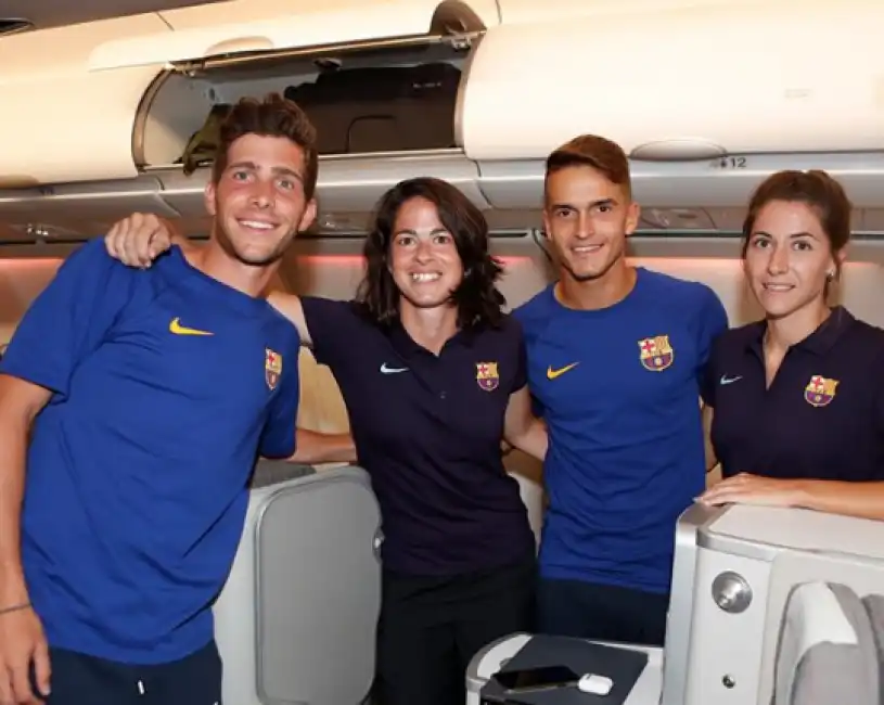 sergi roberto marta torrejon denis suarez vicky losada