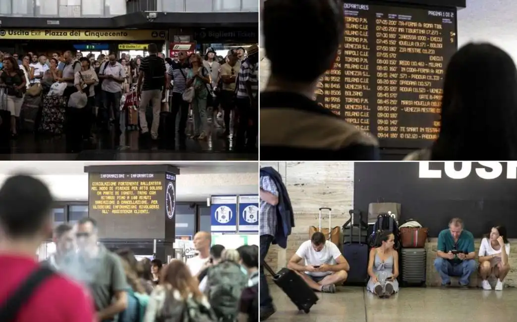 caos treni ferrovie ritardi disagi