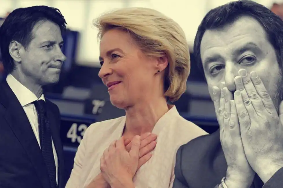 conte salvini von der leyen