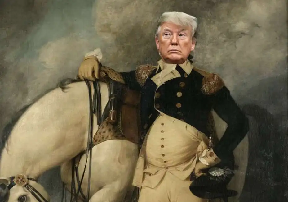 donald trump come george washington