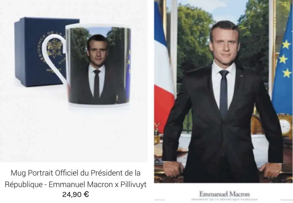 emmanuel macron eliseo souvenir