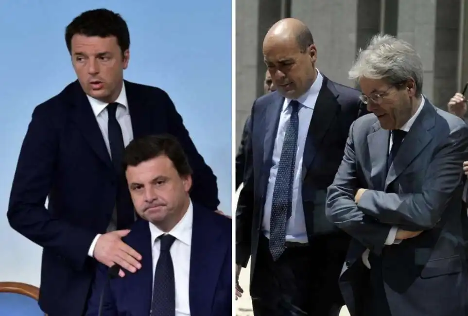 matteo renzi carlo calenda paolo gentiloni nicola zingaretti pd partito democratico