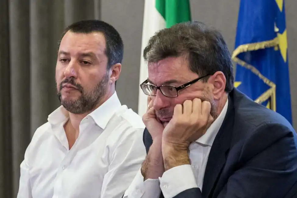 matteo salvini giancarlo giorgetti