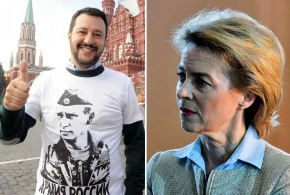 matteo salvini ursula von der leyen