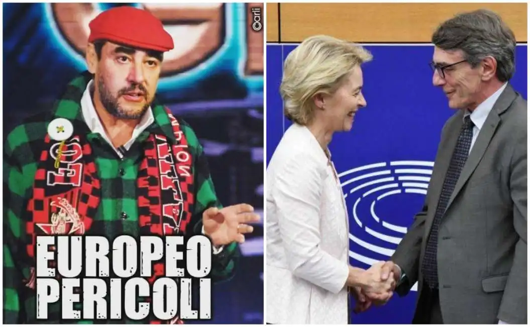 salvini ursula von der leyen sassoli