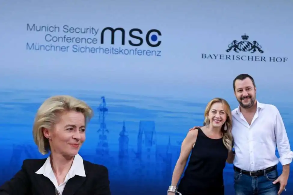 ursula von der leyen salvini meloni