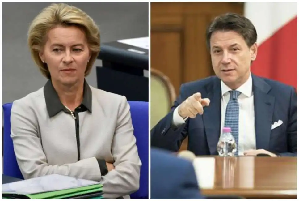 ursula von der leyen giuseppe conte