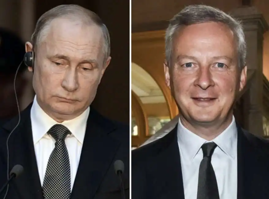 vladimir putin bruno le maire