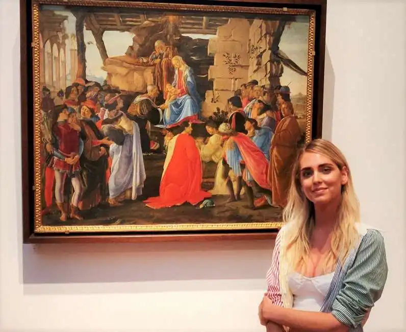 chiara ferragni uffizi