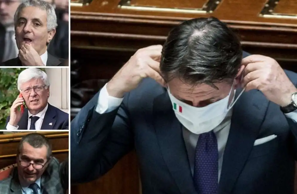 giuseppe conte gaetano quagliariello paolo romani massimo berruti