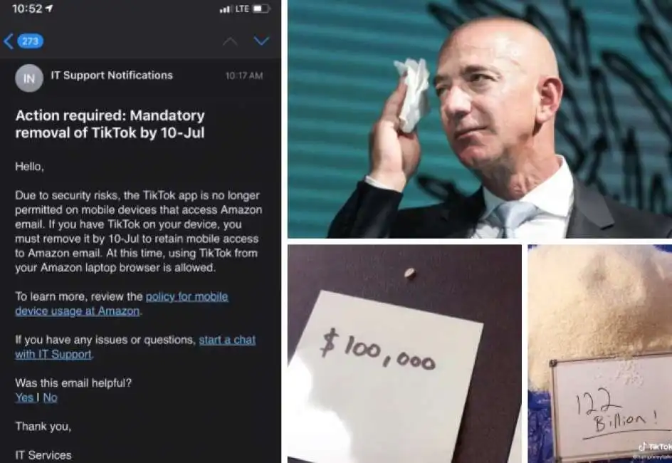 jeff bezos tiktok chicchi di riso