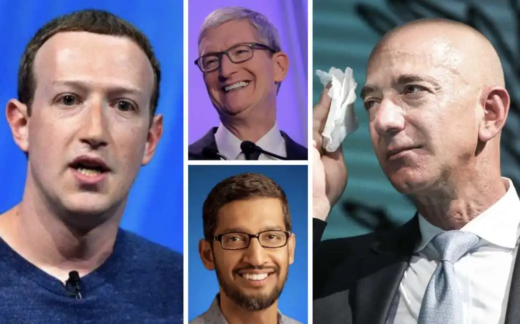 mark zuckerberg jeff bezos sundar pichai tim cook