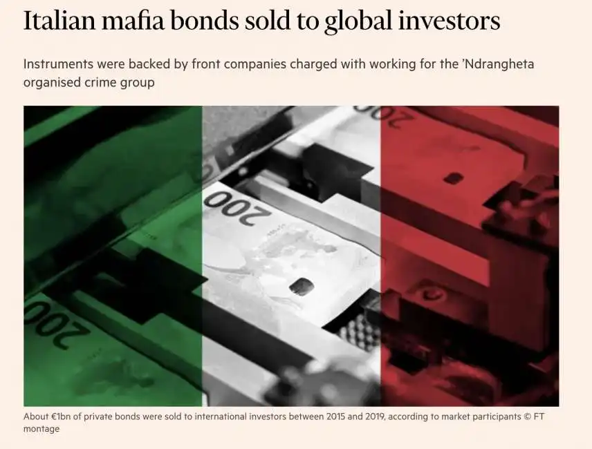 ndrangheta bond financial times