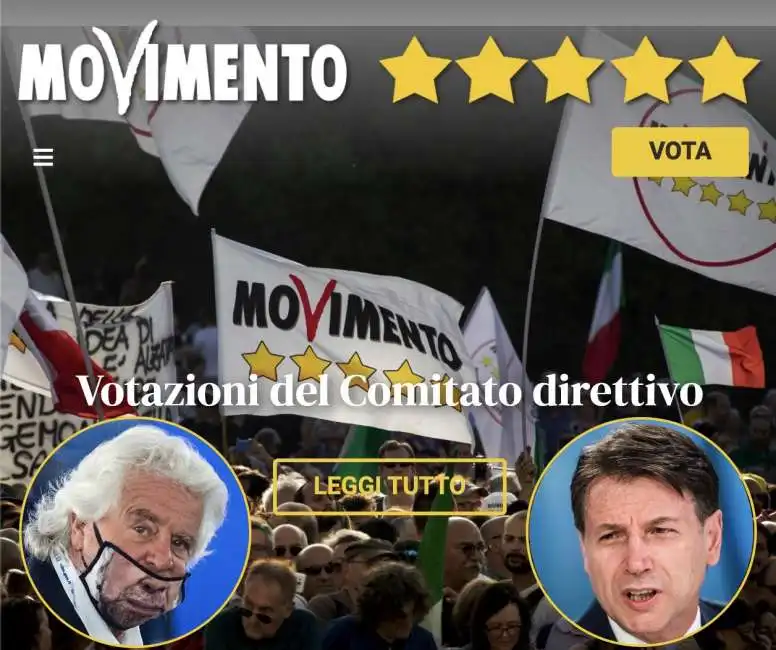 beppe grillo giuseppe conte movimento 5 stelle