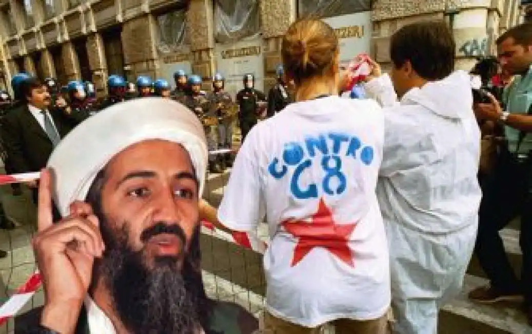 bin laden g8 genova