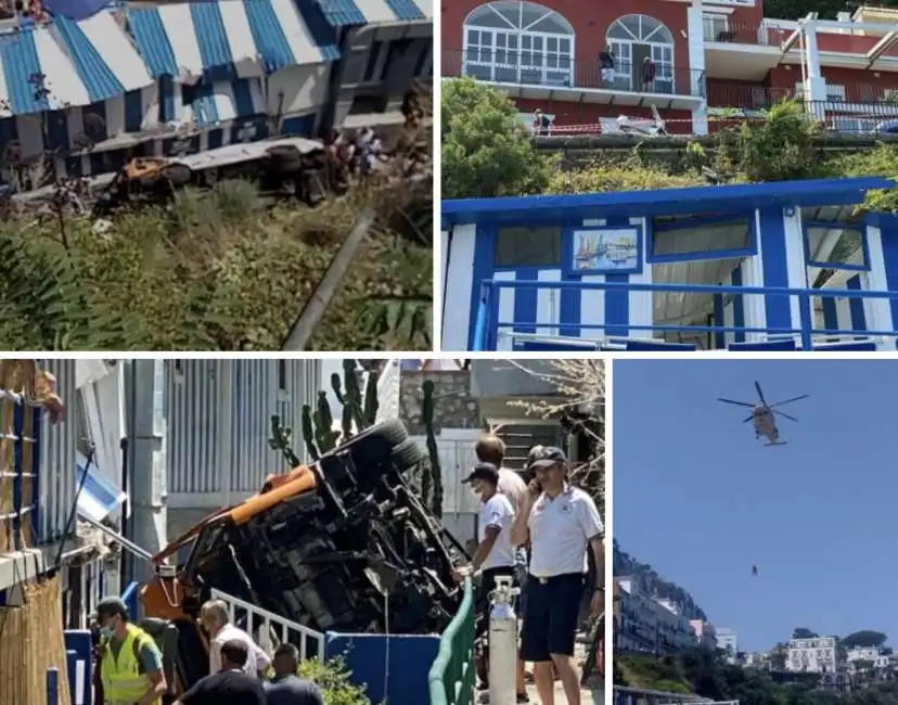 capri bus autobus incidente pullman minibus