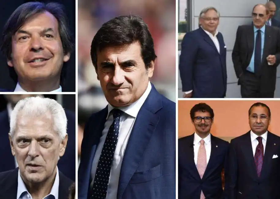 carlo messina marco tronchetti provera urbano cairo rotelli kamel ghribi angelucci