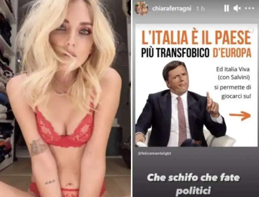 chiara ferragni matteo renzi