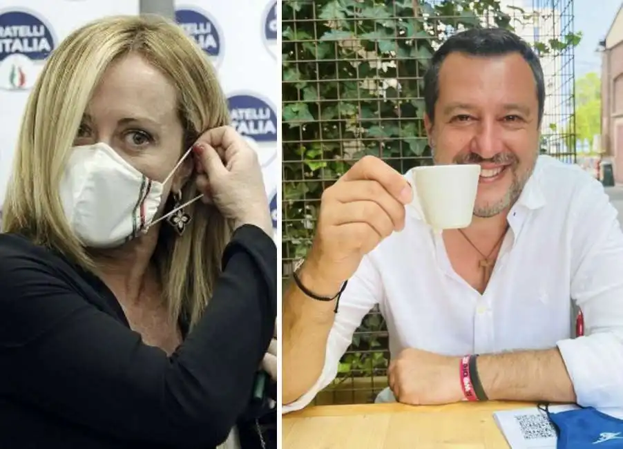 giorgia meloni matteo salvini