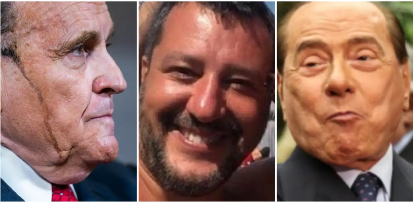 giuliani salvini berlusconi