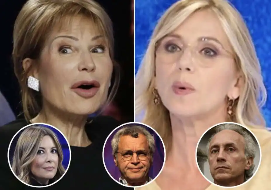 lilli gruber enrico mentana concita de gregorio selvaggia lucarelli marco travaglio