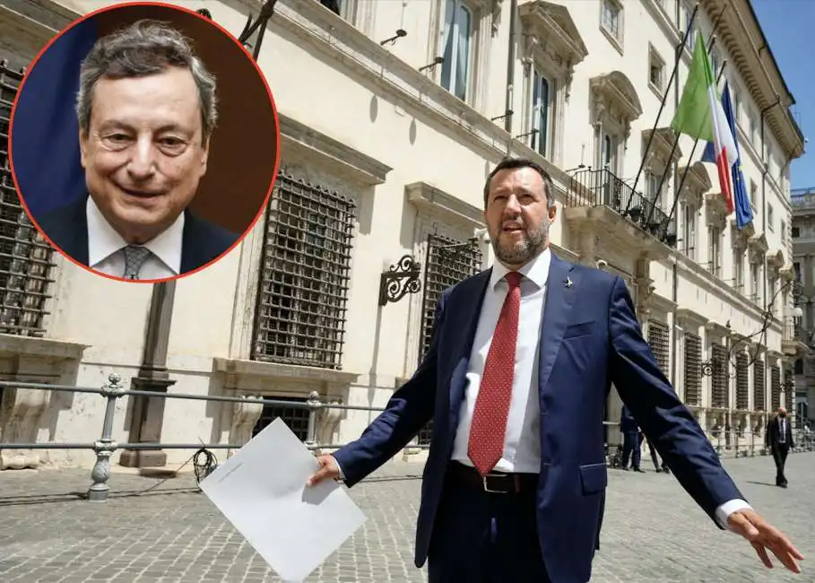 mario draghi matteo salvini