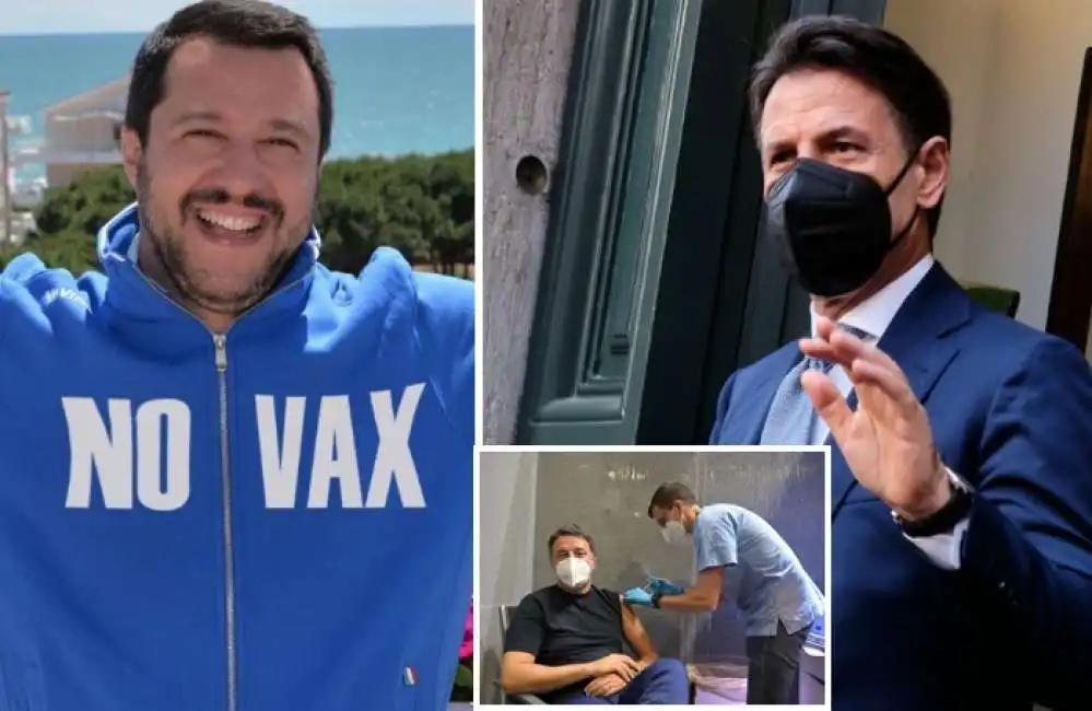 matteo salvini giuseppe conte renzi