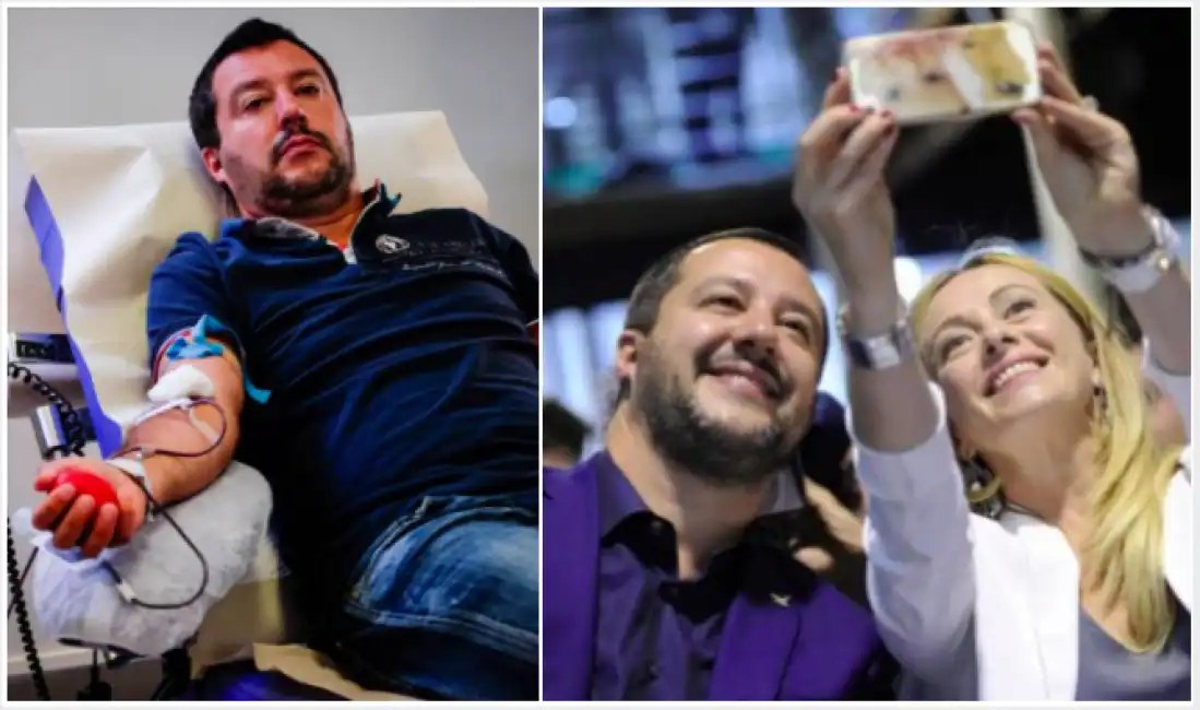 salvini meloni vaccino