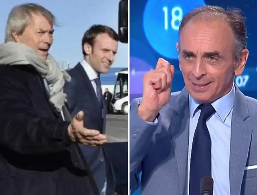 vincent bollore emmanuel macron eric zemmour