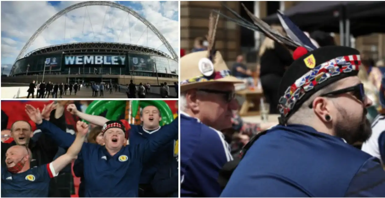 wembley tifosi scozzesi