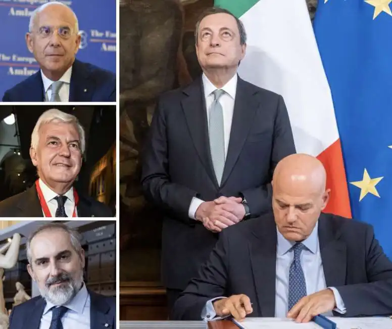 alessandro profumo francesco starace mario draghi claudio descalzi 