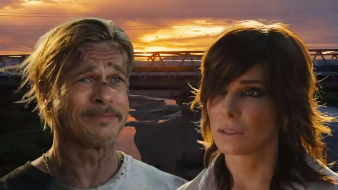 bullet train sandra bullock brad pitt