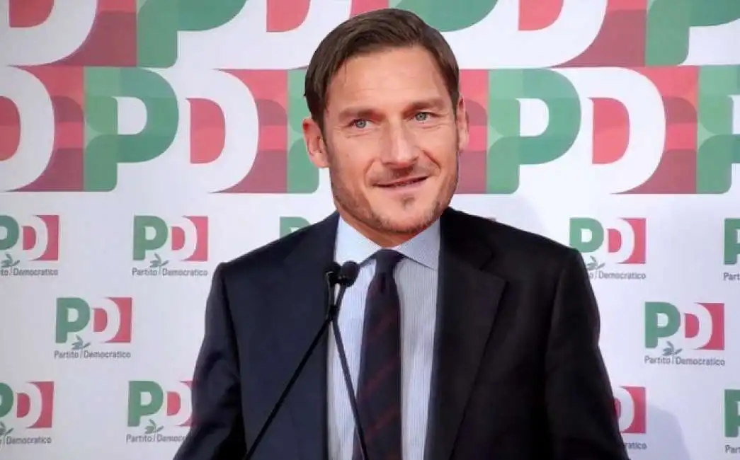 francesco totti pd partito democratico 