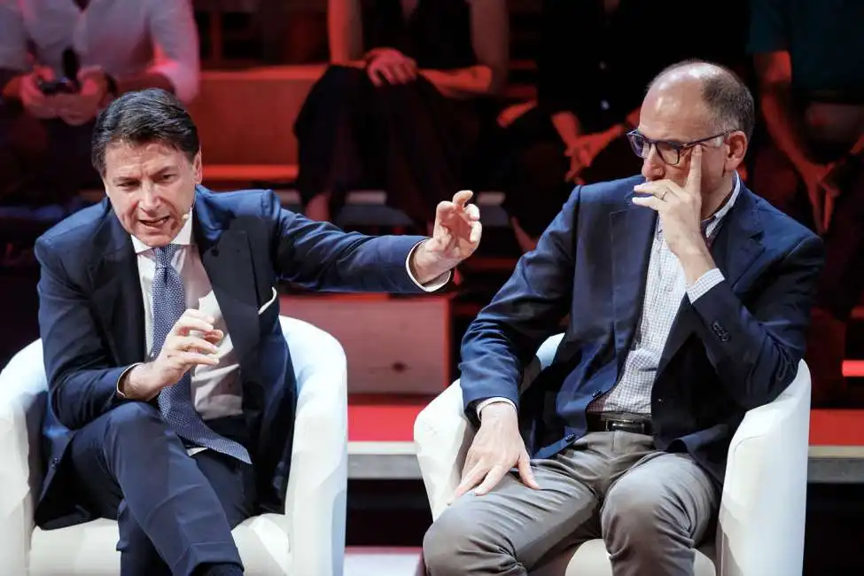 giuseppe conte enrico letta 2