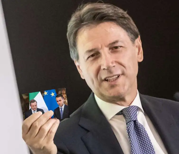 giuseppe conte luigi di maio mario draghi 